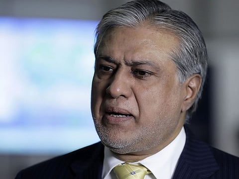 Pakistan’s Finance Minister Ishaq Dar.