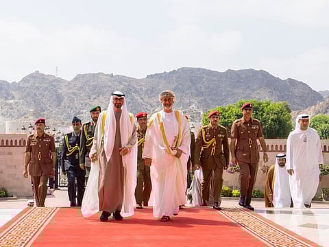 Earlier today, the two leaders had a fraternal meeting Al Alam Palace in the Omani capital, Muscat.