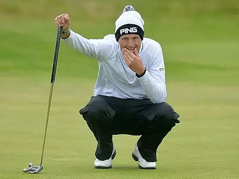 Dubai-based Adrian Meronk wrapped up for the elements in Scotland this week on the DP World Tour.