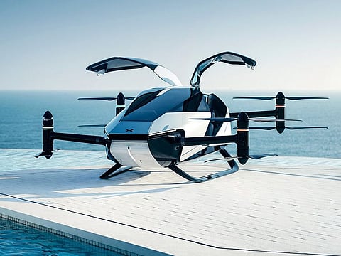 With zero carbon emissions during flight, the car can reach speeds of 130kmph.