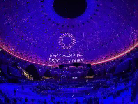 Saturday night's show brought back memories of Expo 2020 Dubai's opening ceremony exactly a year ago at the same venue
