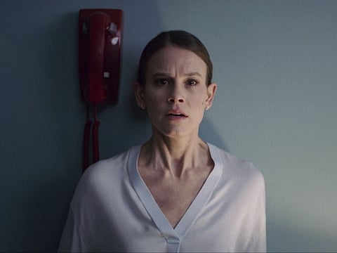 Actress Sosie Bacon in a scene from 'Smile'