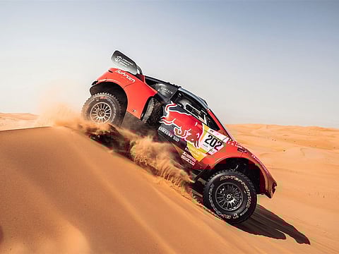 Hand-built to performance. The Prodrive Hunter is getting a chance to do its strut in Dubai.