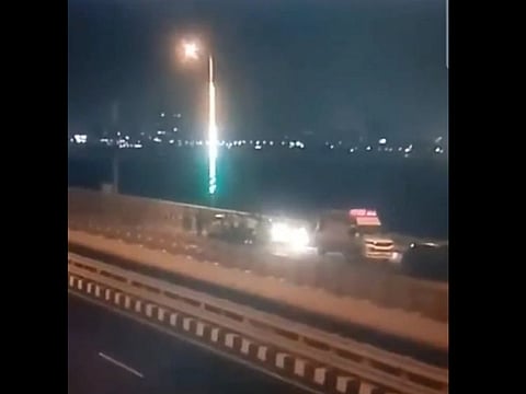 At least five people have been reported dead after a speeding car rammed into an accident site on the Bandra-Worli sea link in Mumbai in the early morning hours of Wednesday.