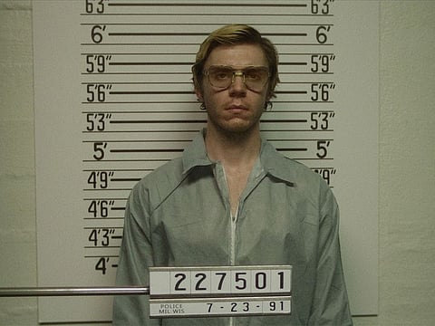 Evan Peters as Jeffrey Dahmer in “Dahmer — Monster: The Jeffrey Dahmer Story.”