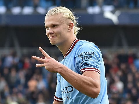 Manchester City's Erling Haaland.