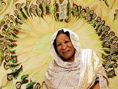 Kamala Ibrahim Ishag has recently held exhibitions in Sharjah Art Foundation (2016) and Prince Claus Fund in Amsterdam (2019).