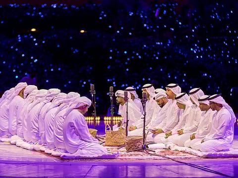 Expo City Dubai holds ‘Al Maled’, a traditional Emirati rhythmic recital of religious poetry that tells the life and teachings of Prophet Mohammed (Peace Be Upon Him)