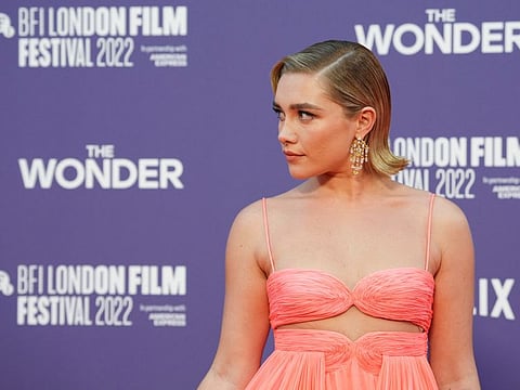 Cast member Florence Pugh attends the premiere of 'The Wonder' during the BFI London Film Festival in London, Britain, October 7, 2022.