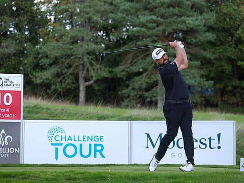 Matthew Baldwin holding one shot lead at British Challenge