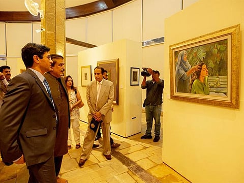 Jamal Shah, Founder Art Aid and Muhammad Usman Younis, Chief Commissioner ICT