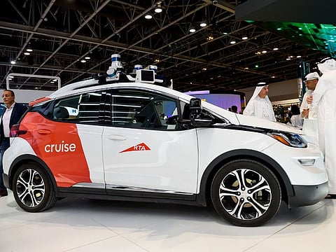 RTA on Monday announces to open registration for Dubai World Challenge for self-driving transport. Photo of driverless Dubai taxi for illustrative purpose only.
