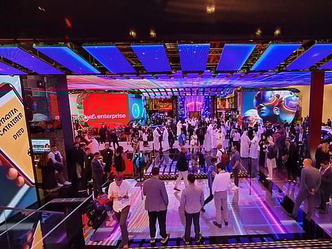 Meet the robots and the 'flying' cars at Gitex Global 2022. The action on the ground on opening day of Dubai's high-visibility tech event is frenetic.