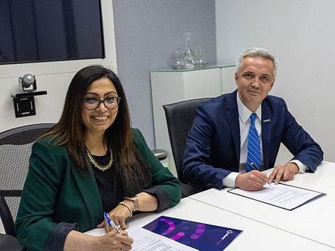 Shabnam Rawal, Managing Director of Informa Connect Middle East and Mihai Popoaca, President of WorldatWork