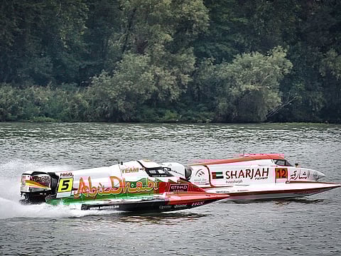 Team Abu Dhabi’s Shaun Torrente and Thani Al Qemzi are prepared for another fierce test of their double title ambitions when the 2022 UIM F1H2O World Championship returns to Italy at the weekend.