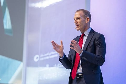Renowned futurist Dr Jamie Metzle, founder and chair, OneShared.World, speaking at the Dubai Future Forum on Wednesday