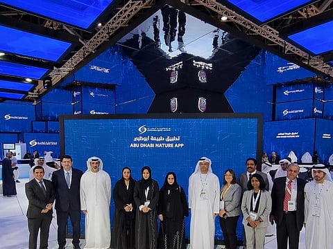 The Abu Dhabi Nature App launch ceremony at GITEX.