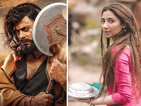 Fawad Khan and Mahira Khan in 'The Legend Of Maula Jatt'