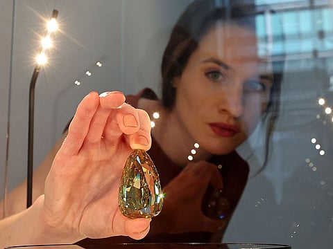 Sotheby's is airing the Golden Canary, which will then proceed to three more cities ahead of the New York auction.