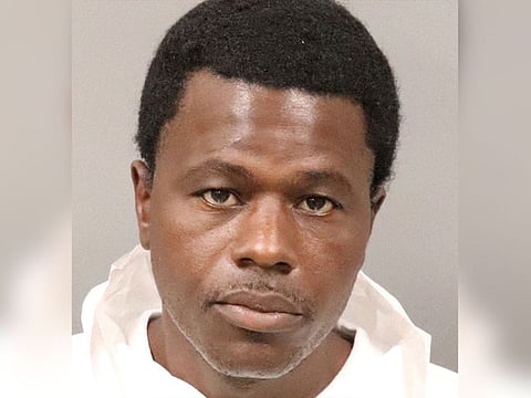 A mugshot shows a man identified as Wesley Brownlee, arrested on suspicion of a series of killings, according to police in Stockton, California, U.S.