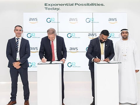 G42 Healthcare celebrated its recent strategic partnership with Amazon Web Services (AWS) at Gitex Global