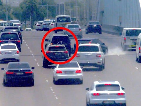 The Abu Dhabi Police have warned motorists against stopping in the middle of the road