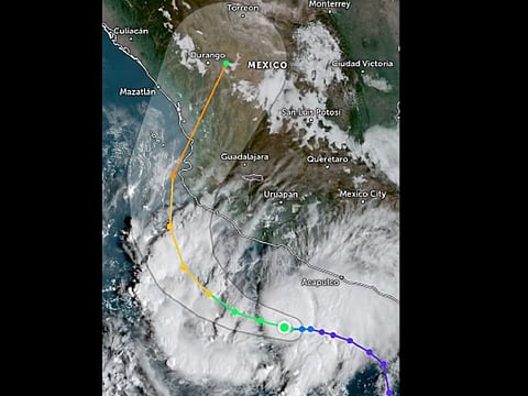 Tropical Storm Roslyn is expected to strengthen into a hurricane by this weekend, then make landfall over the west-central coast of Mexico.