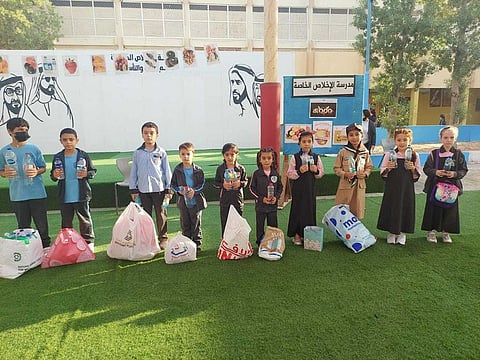 EAD is challenging students in Abu Dhabi to compete and collect single-use plastic water bottles for a two-month period, with all collected waste to be sent for recycling.