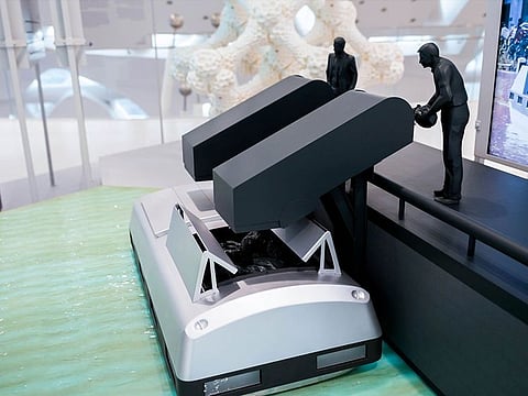 The Tomorrow Today exhibition, which is 700 square feet and features a large range of exhibits, is the result of dozens of partnerships.