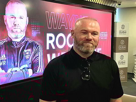 Wayne Rooney was at the Dubai Sports Council to talk about England's chances at the World Cup in Qatar next month.