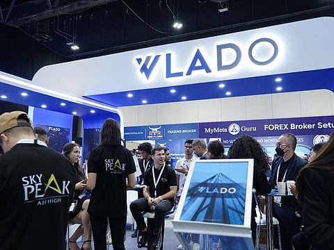 Vlado stand at Forex Expo Dubai