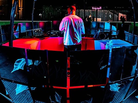 American rapper, producer and DJ Swizz Beatz provided the sounds at AlUla on Wheels.