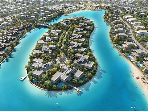 Have a lagoon, then build the island - Majid Al Futtaim is taking this approach to the upscale Tilal Al Ghaf project in Dubai.
