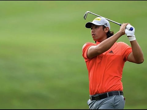 Tied after round two of the Portugal Masters, Gavin Green (Malaysia) on the DP World Tour.