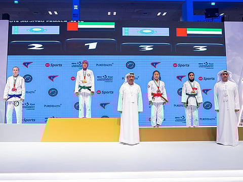 The UAE national women’s team U16 stole the spotlight on the second day of the 27th Jiu-Jitsu World Championship.