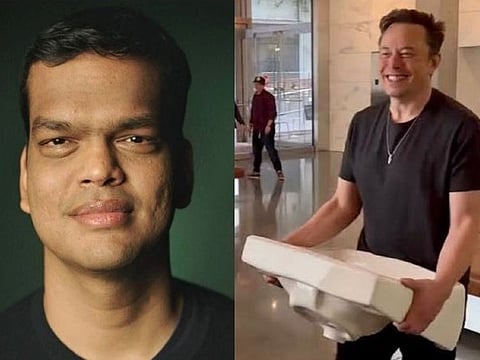 Sriram Krishnan (left) led core consumer product teams at Twitter from 2017 till 2019. He is known as an investor and advisor to many companies in a personal capacity, like Notion, Cameo, Coda, Scale.ai, SpaceX (Musk's space company), CRED, Khatabook and others.