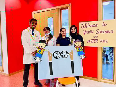 DHA  has announced the launch of a joint awareness and prevention campaign in collaboration with Aster DM Healthcare’s eye care division Aster Opticals, to conduct free eye screening across Dubai schools.