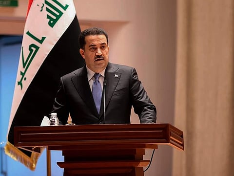 Mohammed Shia Al Sudani said his administration had received signs of interest in Iraq continuing to facilitate a dialogue between the two countries.