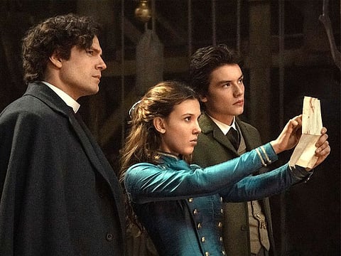 A still from 'Enola Holmes 2' streaming on Netflix now