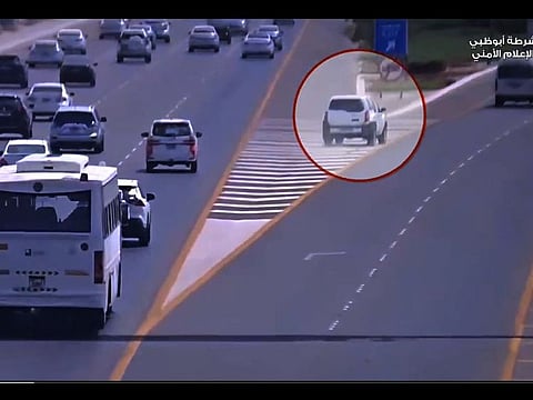 Officials shared the footage of vehicles swerving suddenly at forks to demonstrate the hazards of such driving behaviour