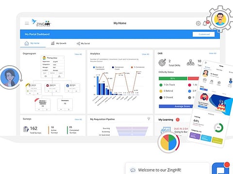 ZingHR's services are available in 26 languages and come integrated with local payroll compliances.