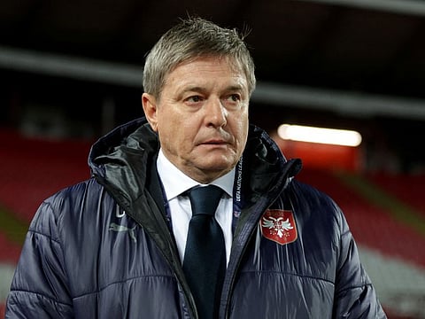 Serbia coach Dragan Stojkovic.