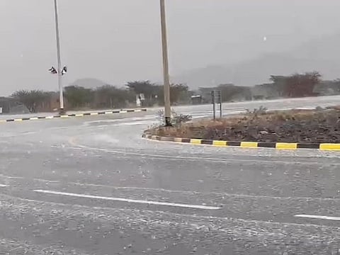 Rain hits parts of Sharjah and Fujairah