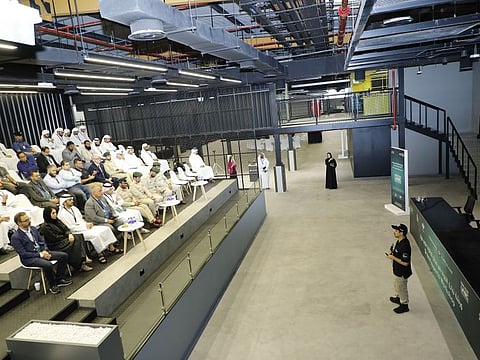 A presentation during the forum