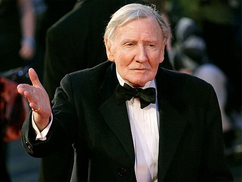 Leslie Phillips arrives for the BAFTA (British Academy of Film and Television Arts) awards at The Royal Opera House in London February 11, 2007.