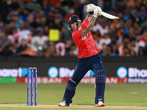 Alex Hales' blistering half-century has taken the wind out of India's sails in the semi-finals.