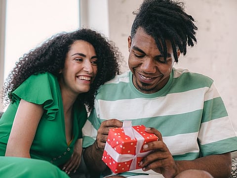 Make sure your partner knows how much you appreciate him with a gift that's suited to his tastes.