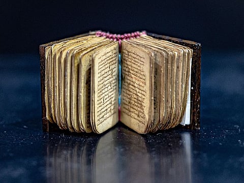 Austrian Publisher Aveda is showcasing the 'world's smallest' Christian prayer book at SIBF 2022 till Sunday