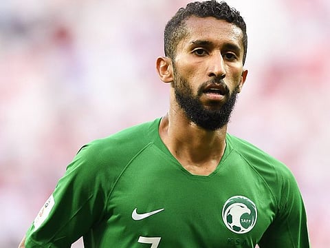 Saudi Arabia's Salman Al-Faraj.