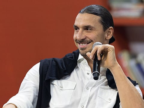 Swedish football icon Zlatan Ibrahimovic was the star of the show at the Sharjah International Book Fair last night.